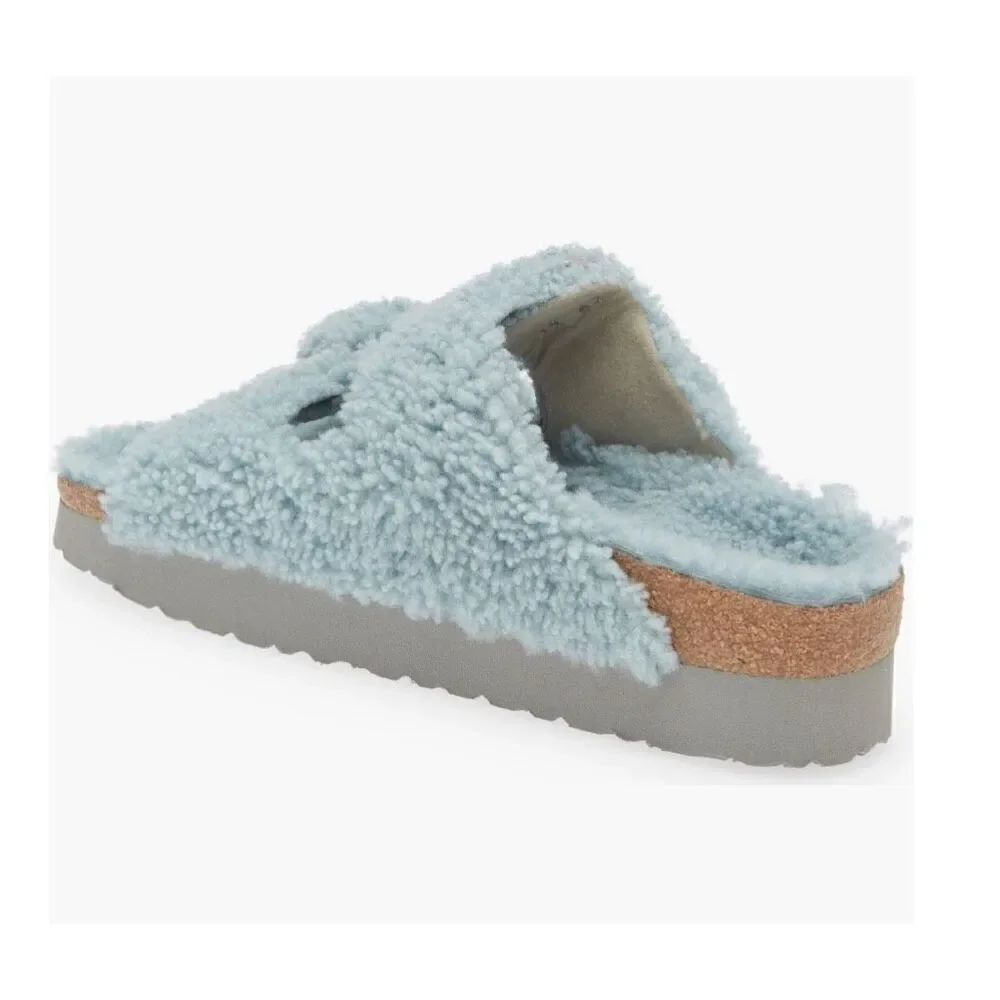 Birkenstock | Arizona Big Buckle Shearling Slide Sandals